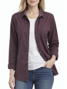 Carbon 2 Cobalt Long Sleeve Collared Button Down Shirt